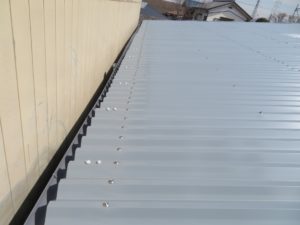 野田市目吹工場　波型スレート屋根カバー工法工事　完了7